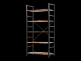 Levede 5-Tier Industrial Bookshelf Bookcase 157.5cm CH1155-5