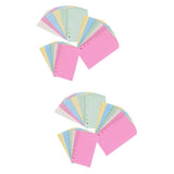 2-Pack Notebook Insert Paper Refill with 3 Books Binder Replacement Inserts for Note Taking and V1369-AZ3-W-20868