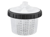Disposable Paint Spray Cup Plastic Spray Paint Mixing Cup with Lids Painting Supplie 600ml V1294-YM0523-3114220033511