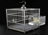 Acrylic Bird Bathtub Bath Shower Box Bowl with Hooks Cage Accessory for Birds Parrots V1294-YM0717-10099953