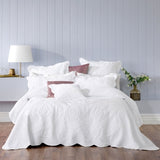 Bianca Elegance Cordelia White Bedspread Set King V442-BCA-BEDSPREAD-CORDELIA-WHITE-KI