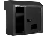 Through The Door Key Drop Box, Heavy Duty Steel Through the Doorbox with 12" Combination Lock, V952-CMXBXMMSBLACBDP02V0