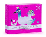 Lazy Dayz Inflatable Peacock Ride-on Float 135cm V915-LD0059