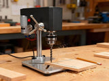 Mini Bench Drill 95W, Max 5000RPM, Adjustable 6mm Chuck, 100mm Spindle Travel, Stable Metal Base V1107-CS-YNKZ21