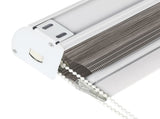 Marlow Blackout Zebra Roller Blind Curtains 150x210 Beige CD1015-150X210-WH