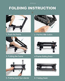 Bike Stand Foldable Portable- Rockbros Aluminum Alloy Light Weight 1.6gk Garage House Shed Bike V382-RBBIKESTANDFOLD