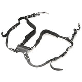 Camera Strap Leather Double Shoulder Harness Strap Photography Accessories for DSLR CamerasBlack V1294-YM0901-3117200124011