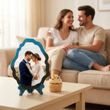 4 Pcs Resin Molds Picture Frame with Stand Holder Rectangle and Oval Photo Frames Silicone Molds V1369-AZ3-W-17903