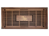 Gongfu Tea Tray Water Storage Drainage Home Decoration Ornament Serving Tray for Office Brown V1294-YM0521-3118230040111