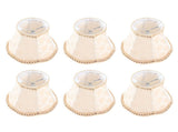 6PCS Fabric Lampshade Wall Lamp Cover Chandelier Lamp Shade for Home Decoration Light Accessories V1294-YM0901-3119200094511