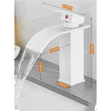 Modern Faucet for Bathroom and Kitchen,fall Effect, Elegant Design Basin Faucet, Hot and Cold V1237-ZY-715-265