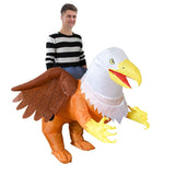 Ride On Eagle Cartoon Costumes Air Model Inflatable Costume Funny Dress Up Props Halloween Party V1263-JX-7911