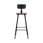 Artiss 4x Bar Stools Vintage Metal Chairs LC-BAR-CHR-ALEX-WALX4