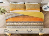 Lively Quilted bedspread and pillowcovers set Add Vibrancy to Your Room - Queen size V745-MAC080229Q13U