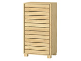 Levede Bathroom Storage Cabinet Handleless Wood Floor Shelf Unit Cupboard Oak BATH1014-AU