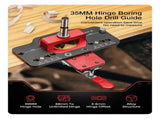 Original 35mm Concealed Hinge Jig Woodworking Dowel Cabinet Jig Woodworking Hole Drilling Guide V1192-AZ-W-10679