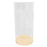 Coffee Capsule Holder Acrylic Bamboo Wood 48 Holes Rotatable Pod Rack Stand for Home V1294-YM0523-3113220037911