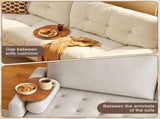 Couch Arm Tray, Secure and Stable Hold, Built to Stay Firm and Hold up Over Time, for Drink Snack V1369-AZ3-W-12094