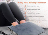 USB Heated Foot Warmer Electric Foot Heating and Vibration Massage Plush USB Powered Winter Foot V888-ELOSUNG54383
