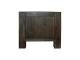 TV Cabinet with 3 Storage Drawers with Shelf Solid Acacia Wooden Frame Entertainment Unit in V43-TVC-NOW-CH