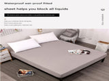 Brown Queen Size Waterproof Fitted Mattress Protector - Soft & Breathable Bed Cover, Hypoallergenic, V888-ELOSUNG27789