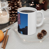 Ceramic Coffee Cups, 11oz, Trump Rally 2024 DJT Pro Trump Mug V413-T-MUG