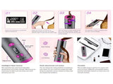 Automatic Hair Curling Wand, Tangle-Free Design, Portable USB Charging Rotating Curling Iron with V1232-JFQ001