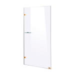 700 x 2100mm Frameless 10mm Safety Glass Shower Screen V63-829591