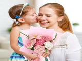 Hand Knitted Yarn Bouquet Pure Cotton Artificial Flowers V1263-JX-8023