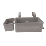 Poolside Storage Basket Swimming Pool Side Storage Containers Basket with Cup Holder V1294-YM0901-3111230189411