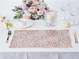 JWDX Placemat Clearance! Rectangular Flower Pvc Placemat Home Daily Table Decoration Pvc Hot Gold V1189-LWWAL-20260325-03050