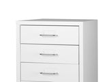 Levede 5 Drawer Office Cabinet Drawers White HO0575-5-WH