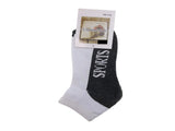 24x COTTON ANKLE SOCKS Sport Cushion Foot Low Cut Running - Assorted Colours Bulk - 6-11 V563-BR-24SOX-ASSTDCLRP-6-11