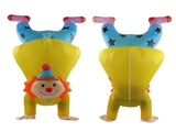 Adult Inflatable Handstand Clown Costume Halloween Upside Down Clown Inflatable Costume V1294-YM0703-3115230020011