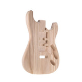 Unfinished Handcrafted Guitar Body Candlenut Wood Electric Guitar Body Guitar Barrel Replacement V1366-AZ2-W-18630