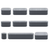 Green Fingers Garden Bed 9 In 1 Modular Planter Box 56CM height GARDEN-AG-MOD-3006056