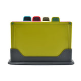 4pcs Food Classification Chopping Boards PP TPR Portable Slip Cutting Boards Kitchen Tools With V1294-YM0716-3118220120011
