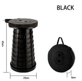 Portable Collapsible Telescopic Stool - Foldable, Lightweight, Adjustable, and Compact Camping Chair V888-ELOSUNG10702