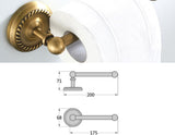 Toilet Roll Holder - Paper Holder - Toilet Roll Holder - Bathroom Accessories - 200 * 72 * 67 mm V1188-NK-BOL-413