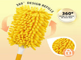 66 Reusable Duster Refill Compatible with Swiffer Hand Duster - 360 Heavy Duty Dusters Refills V1258-DP02-F-256