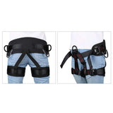 Climbing belts, Thicken Professional Half Body Safety Belt Climbing Gear for Tree Climbing, Fire V1192-AZ-W-2953