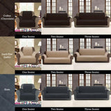Custom Fit Sofa Cover Protector Two Seater Coffee V442-INT-COUCHC-PROTECTOR-2SEATER-CHOCOLATE