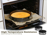 Small Cheesecake Pans, 8 Pcs Mini Springform Pans Set, 4 Inch Round and Heart Shaped Cake Molds, V1370-AZ4-16647