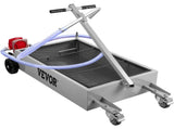 Low Profile Oil Drain Pan Truck Drain Pan 57 L with Pump Hose Casters V952-QCPYP15JLSYYLBYC1V0