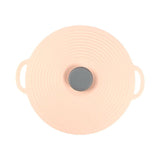 "Universal 5 Piece Silicone Lid Set Microwave Splatter Cover Lid for Food- In Different Sizes V1366-AZ2-W-05375