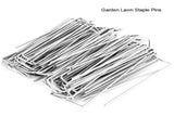100Pcs Stainless Steel Ground Garden Staple Pins Weed Barrier Fabric Stake Fixed Accessories V1294-YM0901-JY07670