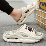 Men'S Slippers EVA Slippers Indoor Outdoor Slippers Beach Slippers Shower - White - Size 41 V1106-935-04245-WHT-41