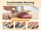 Stainless Steel Finger Guard, 2026 Upgrade Finger Protector for Cutting, Cute Butterfly & Bear V1258-DP02-F-401