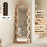 1.7m Elegance Curvy Mirror Wavy Full Lenght Curvy Squiggle Full Body Irregular Asymmetrical V255-CFBMIRROR-CA