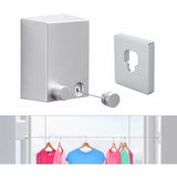 Retractable Clothes Drying Rack Indoor Outdoor Wall Mounted Clothes Dryer Retractable Hanger Lock To V1188-MS-227-1645